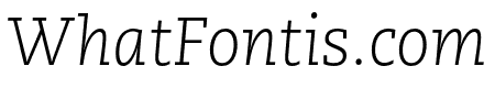 Caecilia LT Pro 46 Light Italic