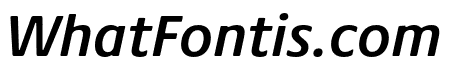 Praxis Next Condensed SemiBold Italic