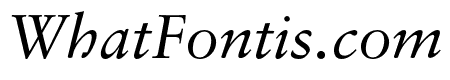 Sabon LT Pro Italic