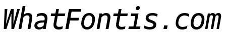 Gemeli Mono Italic