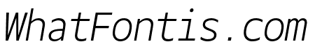 Gemeli Mono Light Italic