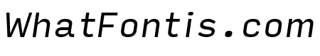 Input Sans Condensed Italic