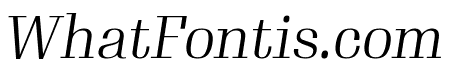 Gimlet Display Compressed Light Italic