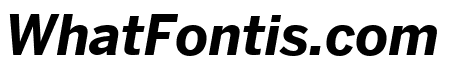 Benton Sans Extra Compressed Bold Italic
