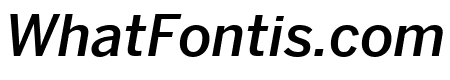 Benton Sans Extra Compressed Medium Italic