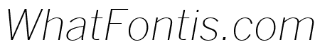 Benton Sans Extra Light Italic
