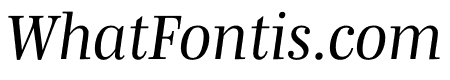 Mencken Std Text Italic