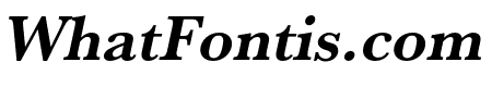 Baskerville URW Wide Bold Oblique