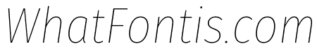 Fira Sans Condensed 100italic