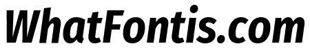Fira Sans Condensed 700italic