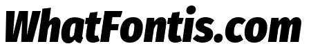 Fira Sans Condensed 900italic