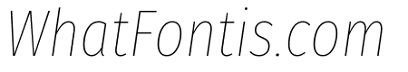 Fira Sans Extra Condensed 100italic