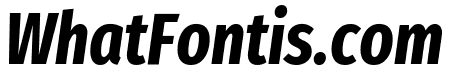 Fira Sans Extra Condensed 700italic