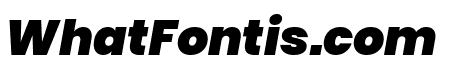 Poppins 900italic