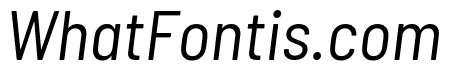 Barlow Semi Condensed italic