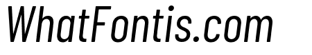 Barlow Condensed italic