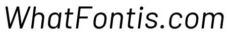 Barlow italic