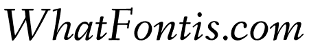 Fanwood Text italic