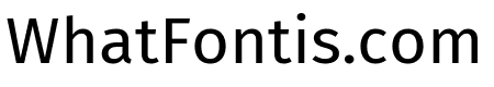 Fira Sans regular
