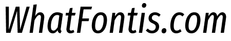 Fira Sans Extra Condensed italic