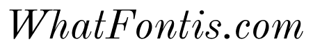 Old Standard TT italic