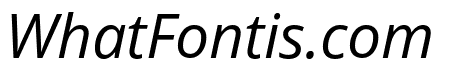 Open Sans italic