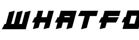 Japanese Robot Italic