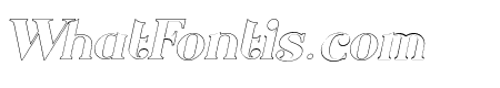 Shalima Outline Italic