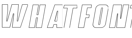 Navada Outline Italic