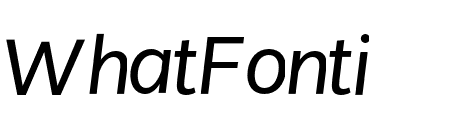 VistolSans-Italic