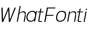 Halton Light Italic