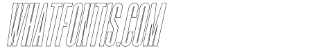 Romestone Hollow Italic
