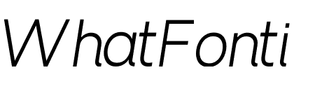 Monolith RegularItalic