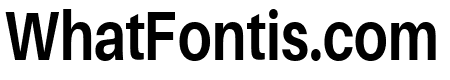 Finis Grotesk Bold Condensed