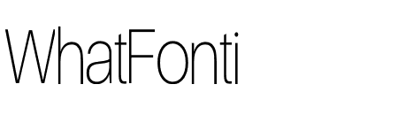Finis Grotesk Thin Condensed