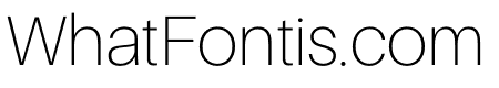 Finis Grotesk Thin