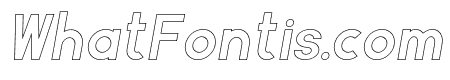 CumisansOutlineItalic