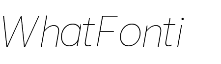 Visuelt Thin Italic Pro