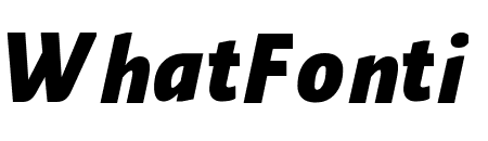 Fresco Sans Condensed Black Italic