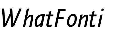 Fresco Sans Condensed SemiBold Italic