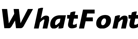 Fresco Sans Plus Black Italic