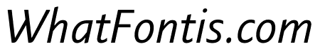 Fresco Sans Plus Normal Italic