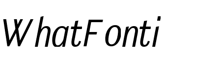 Ludwig Condensed Light Italic