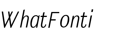 Ludwig Condensed Thin Italic