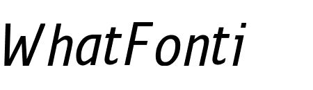 Monitor Condensed Medium Italic