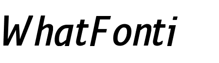 Monitor Condensed SemiBold Italic