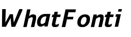 Monitor SemiCondensed Bold Italic