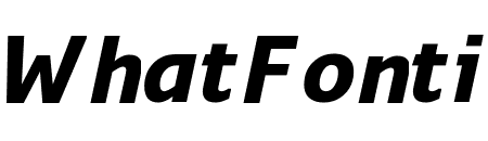 Monitor SemiCondensed ExtraBold Italic