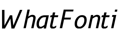 Monitor SemiCondensed Medium Italic
