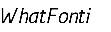 Monitor SemiCondensed Normal Italic